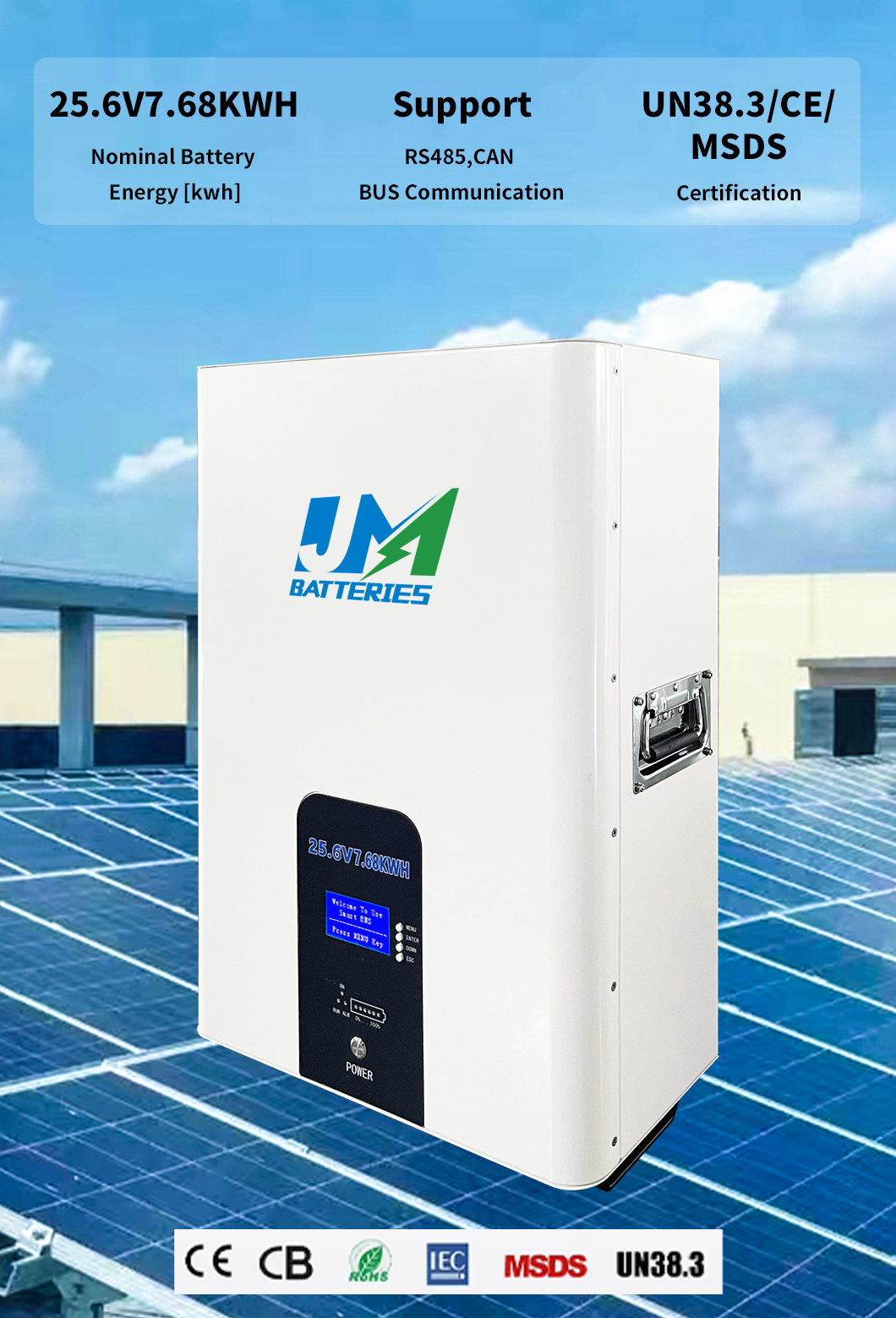 7kWh home wall battery